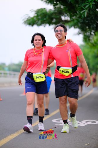 Race photo from CISANGKAN KBP CITY RUN 2025