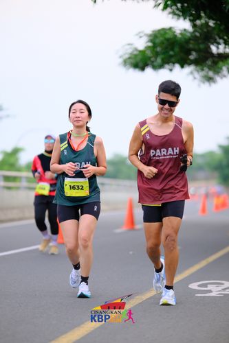Race photo from CISANGKAN KBP CITY RUN 2025