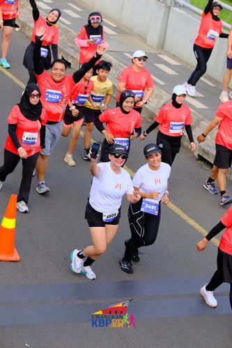 Race photo from CISANGKAN KBP CITY RUN 2025
