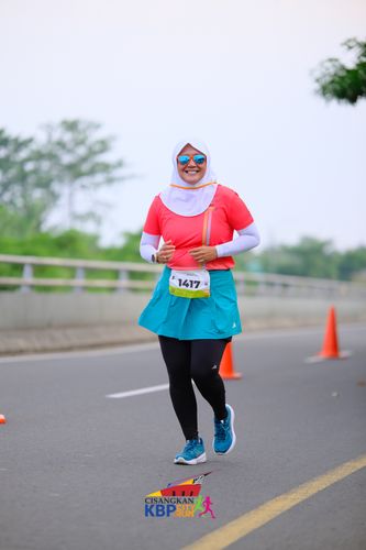 Race photo from CISANGKAN KBP CITY RUN 2025
