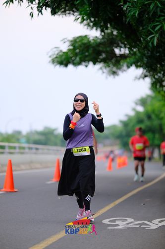 Race photo from CISANGKAN KBP CITY RUN 2025