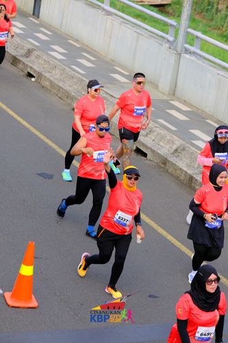 Race photo from CISANGKAN KBP CITY RUN 2025