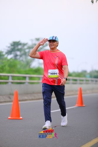 Race photo from CISANGKAN KBP CITY RUN 2025