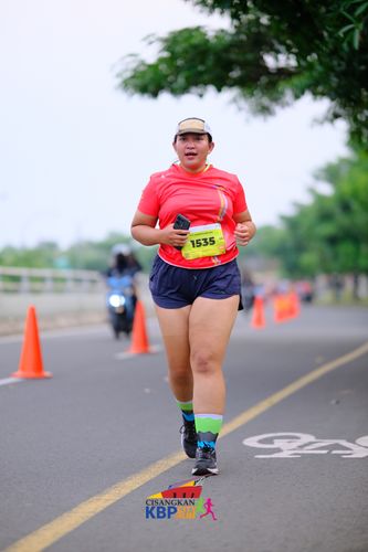 Race photo from CISANGKAN KBP CITY RUN 2025