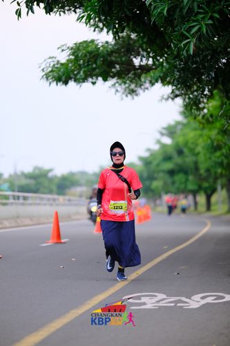 Race photo from CISANGKAN KBP CITY RUN 2025