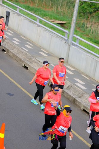 Race photo from CISANGKAN KBP CITY RUN 2025