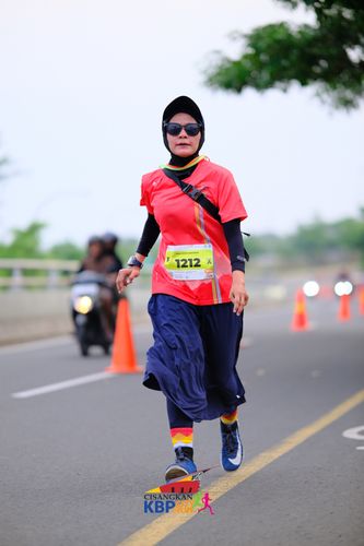 Race photo from CISANGKAN KBP CITY RUN 2025