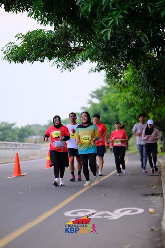 Race photo from CISANGKAN KBP CITY RUN 2025