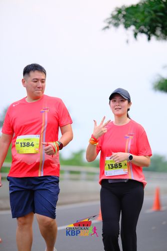 Race photo from CISANGKAN KBP CITY RUN 2025
