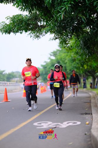 Race photo from CISANGKAN KBP CITY RUN 2025