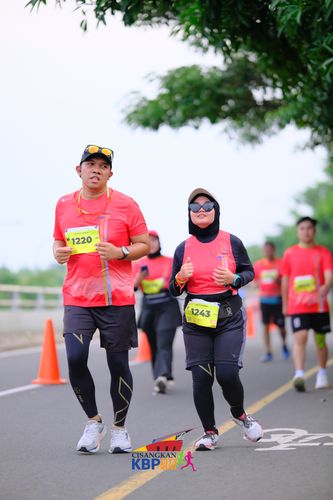 Race photo from CISANGKAN KBP CITY RUN 2025