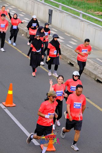Race photo from CISANGKAN KBP CITY RUN 2025