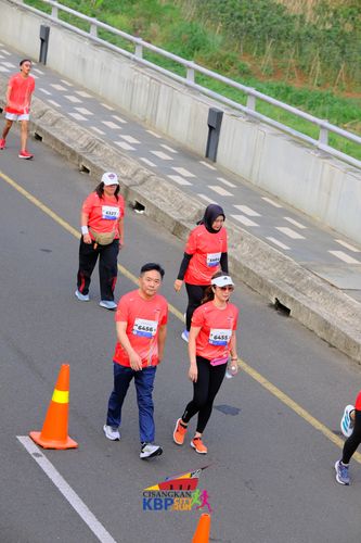 Race photo from CISANGKAN KBP CITY RUN 2025