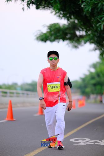 Race photo from CISANGKAN KBP CITY RUN 2025