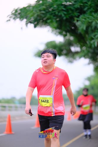 Race photo from CISANGKAN KBP CITY RUN 2025