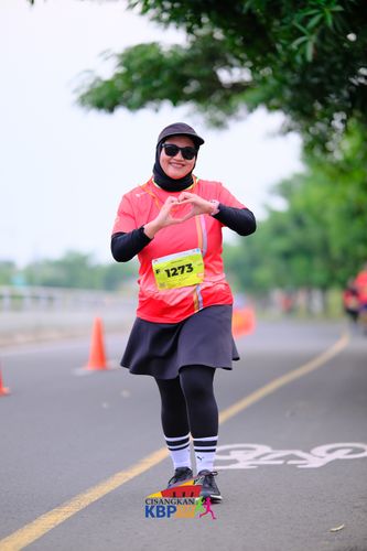 Race photo from CISANGKAN KBP CITY RUN 2025