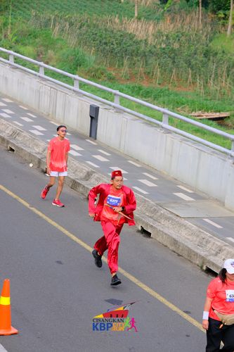 Race photo from CISANGKAN KBP CITY RUN 2025