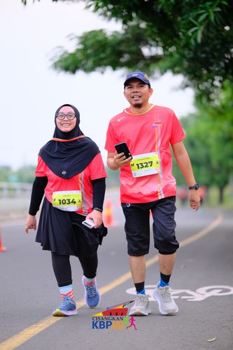 Race photo from CISANGKAN KBP CITY RUN 2025