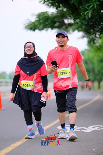 Race photo from CISANGKAN KBP CITY RUN 2025