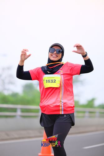 Race photo from CISANGKAN KBP CITY RUN 2025