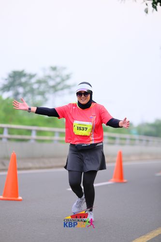 Race photo from CISANGKAN KBP CITY RUN 2025