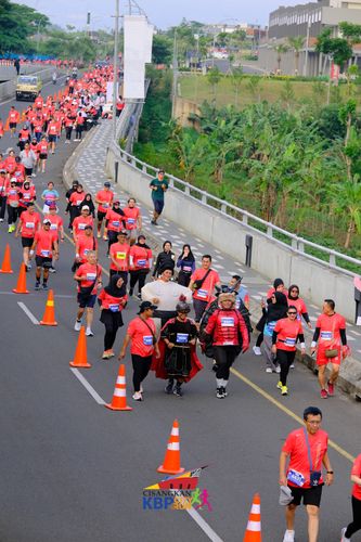 Race photo from CISANGKAN KBP CITY RUN 2025