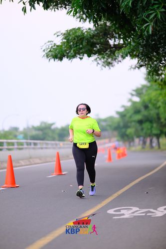 Race photo from CISANGKAN KBP CITY RUN 2025