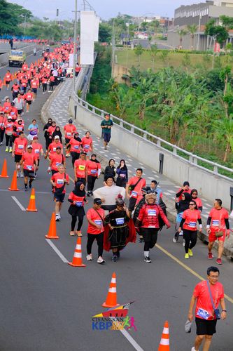 Race photo from CISANGKAN KBP CITY RUN 2025