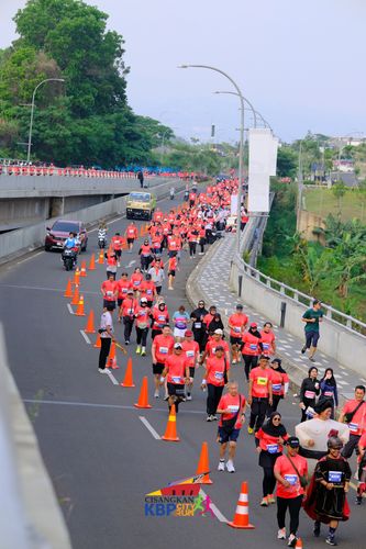 Race photo from CISANGKAN KBP CITY RUN 2025