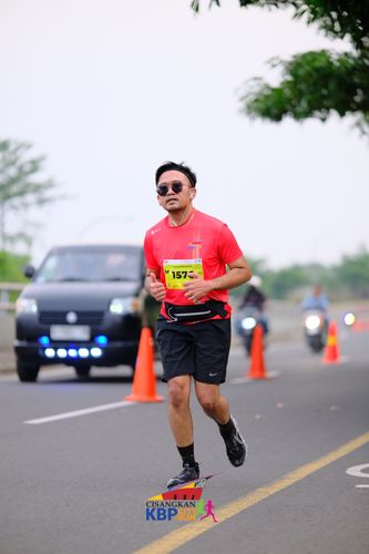 Race photo from CISANGKAN KBP CITY RUN 2025