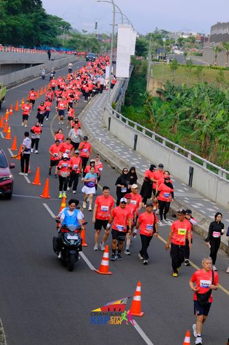 Race photo from CISANGKAN KBP CITY RUN 2025