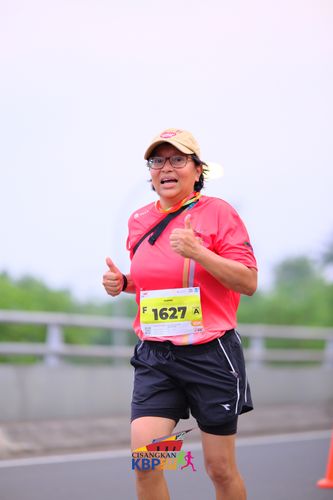 Race photo from CISANGKAN KBP CITY RUN 2025