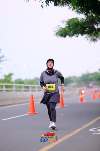 Race photo from CISANGKAN KBP CITY RUN 2025