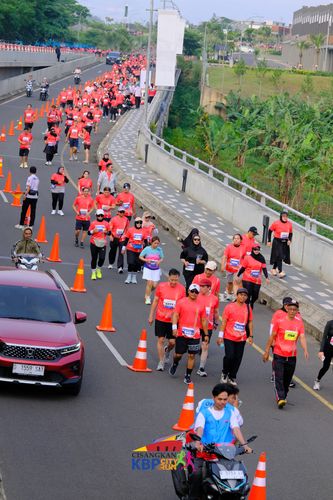Race photo from CISANGKAN KBP CITY RUN 2025