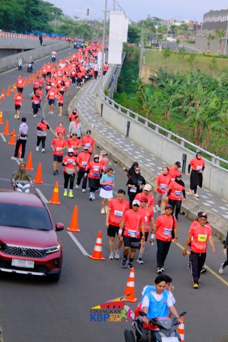 Race photo from CISANGKAN KBP CITY RUN 2025