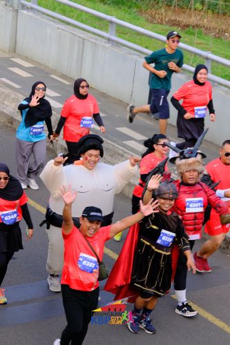 Race photo from CISANGKAN KBP CITY RUN 2025