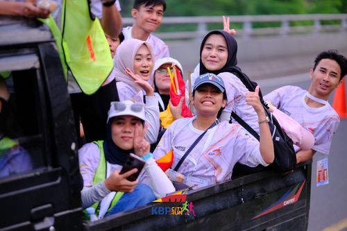 Race photo from CISANGKAN KBP CITY RUN 2025