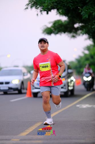 Race photo from CISANGKAN KBP CITY RUN 2025