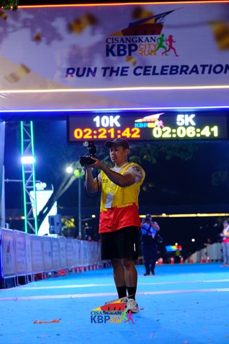 Race photo from CISANGKAN KBP CITY RUN 2025
