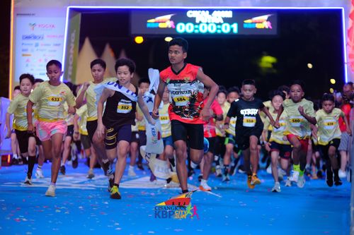Race photo from CISANGKAN KBP CITY RUN 2025