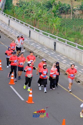 Race photo from CISANGKAN KBP CITY RUN 2025