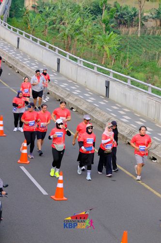 Race photo from CISANGKAN KBP CITY RUN 2025