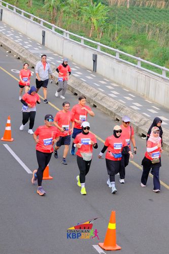 Race photo from CISANGKAN KBP CITY RUN 2025