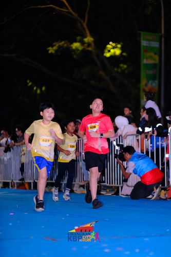 Race photo from CISANGKAN KBP CITY RUN 2025