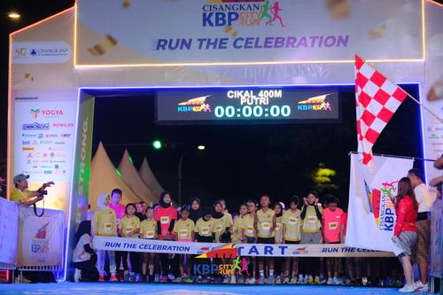 Race photo from CISANGKAN KBP CITY RUN 2025