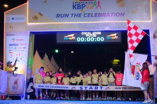 Race photo from CISANGKAN KBP CITY RUN 2025