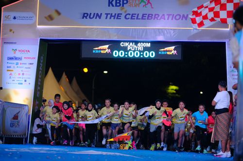 Race photo from CISANGKAN KBP CITY RUN 2025
