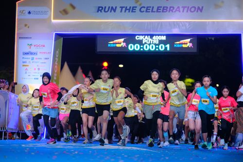 Race photo from CISANGKAN KBP CITY RUN 2025