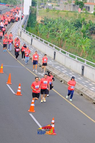 Race photo from CISANGKAN KBP CITY RUN 2025
