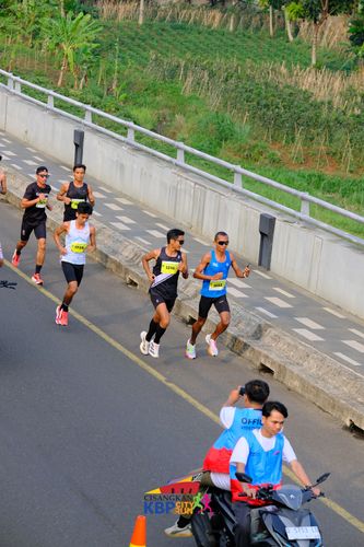 Race photo from CISANGKAN KBP CITY RUN 2025